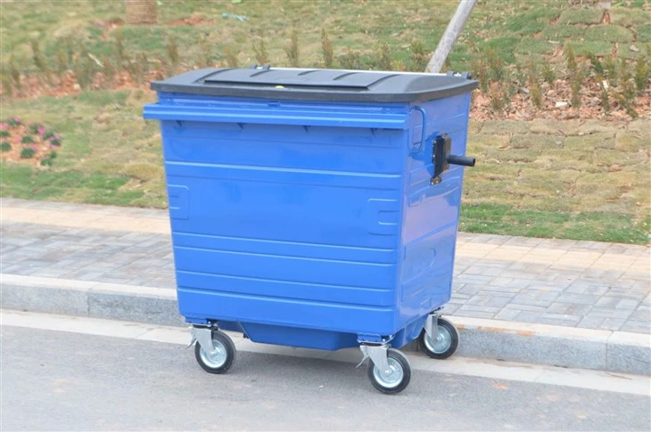 Vintage Industrial Trash Can